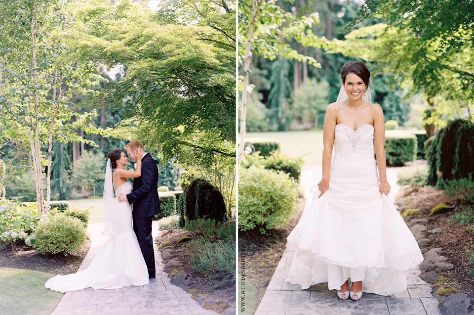 Seattle wedding photographer: Kristin and Jeff at Rock Creek Gardens (30)