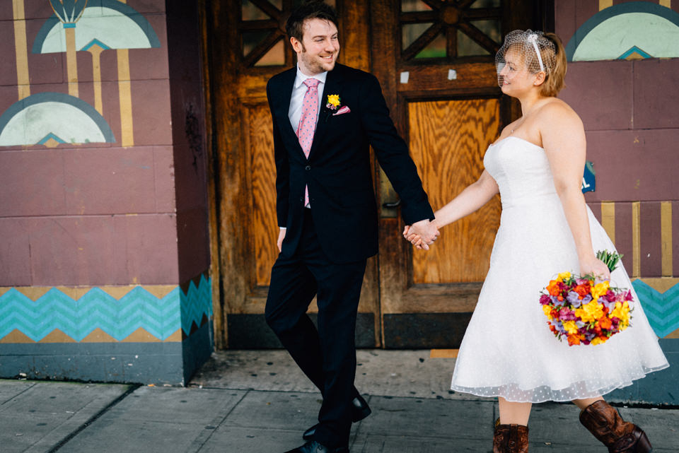 Seattle wedding photographer: Janina and Justin's Elopement at the Egyptian Theatre (9)