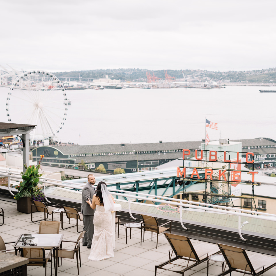 Pike Place Market Wedding: Pamela and Skylar wed at Maximillien's (29)