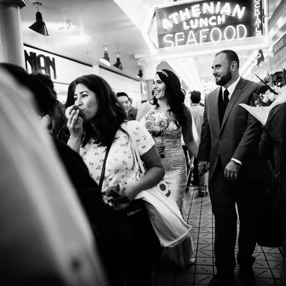 Pike Place Market Wedding: Pamela and Skylar wed at Maximillien's (11)