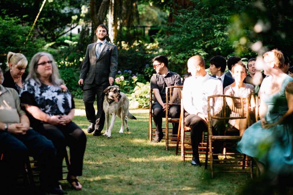 Dunn Gardens Weddings Seattle: Kathryn and Max's Dog Themed Wedding (56)