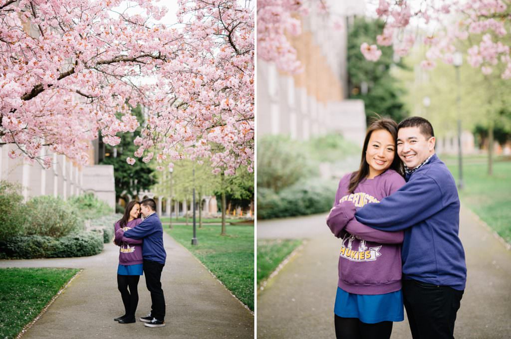 University of Washington Engagements Amy and Jeremy