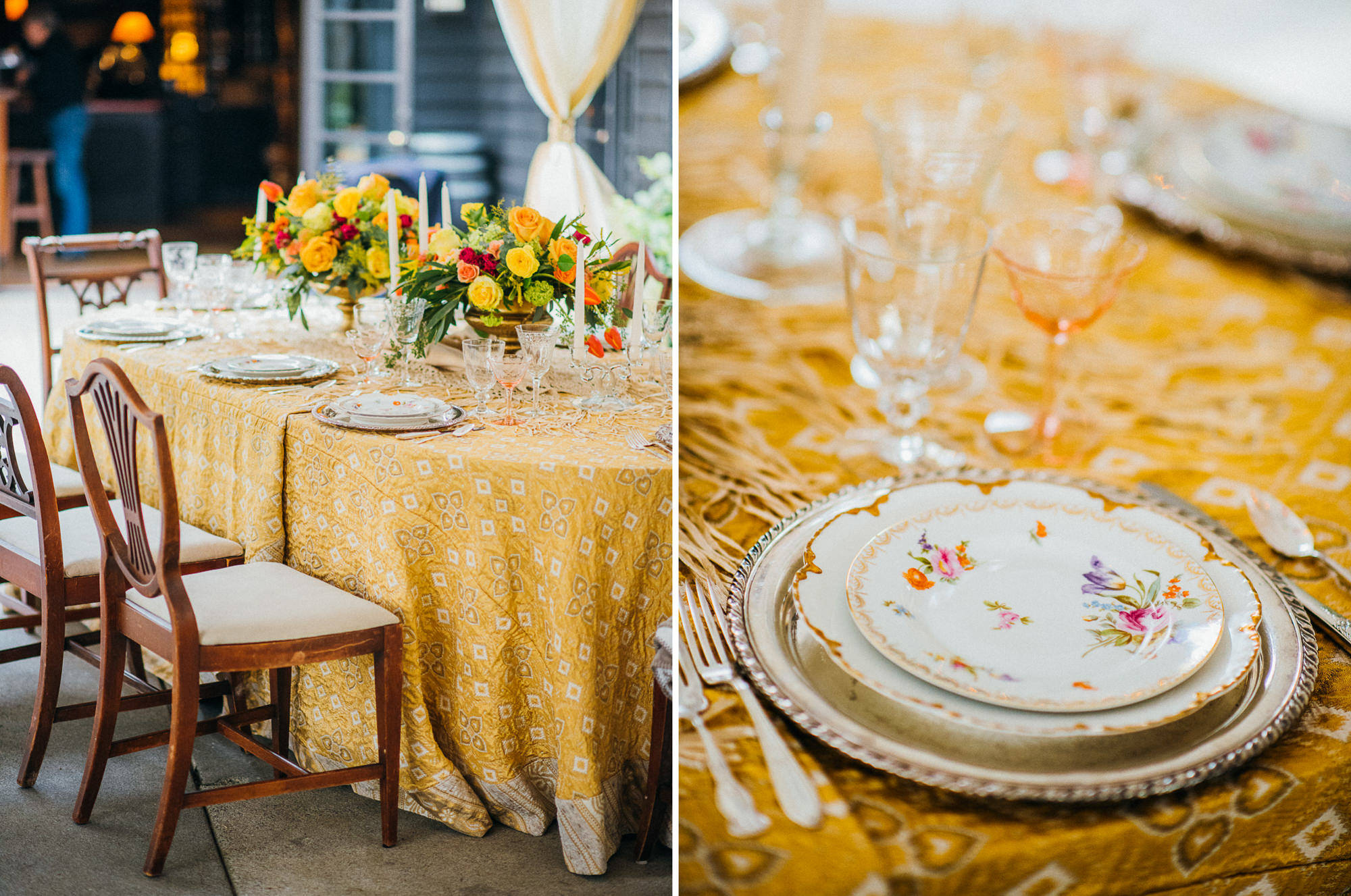 Seattle Wedding Photographers document a French Bohemian themed wedding at JM Cellars for Weddings in Woodinville (65)