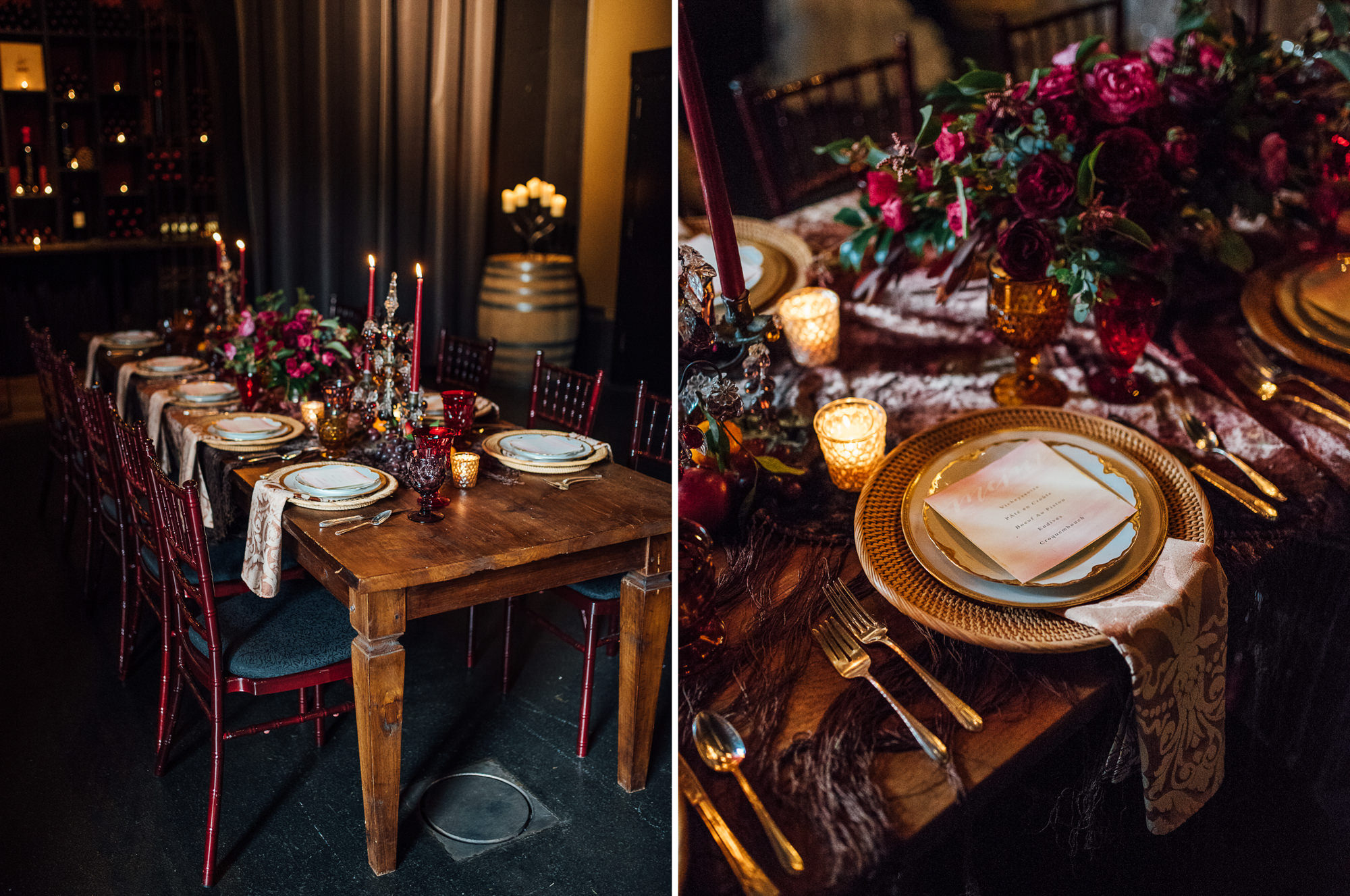 Seattle Wedding Photographers document a French Bohemian themed wedding at JM Cellars for Weddings in Woodinville (38)