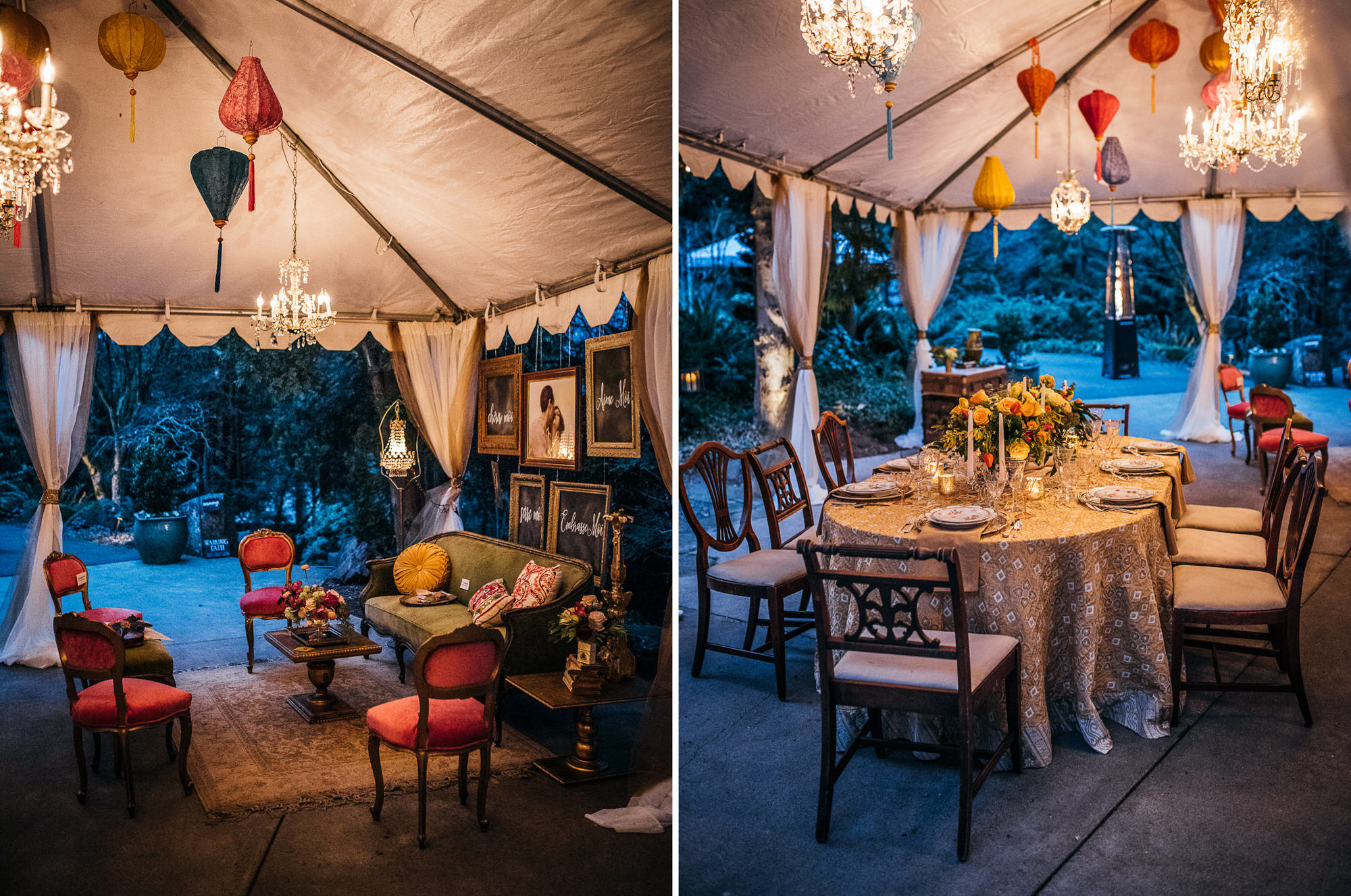 Seattle Wedding Photographers document a French Bohemian themed wedding at JM Cellars for Weddings in Woodinville (10)