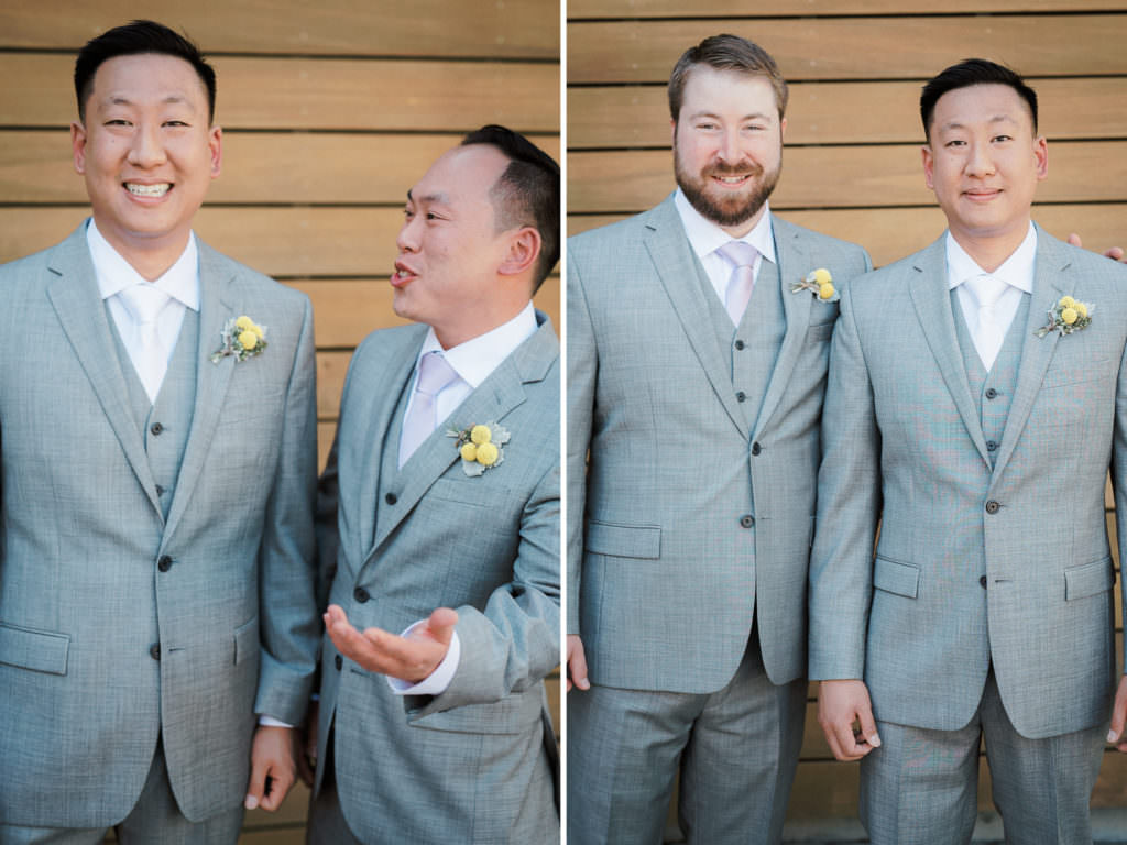 Frank and his groomsmen at Novelty-Hill Januik