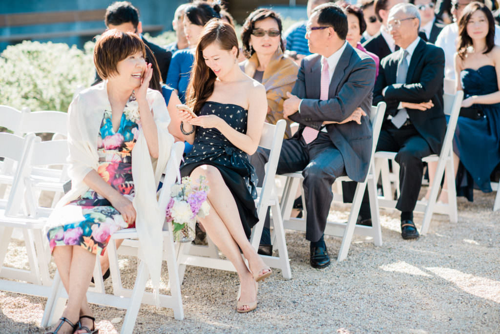 Cindy and Frank's wedding ceremony at Novelty-Hill Januik