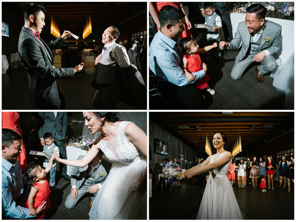 A wedding reception at Novelty-Hill Januik