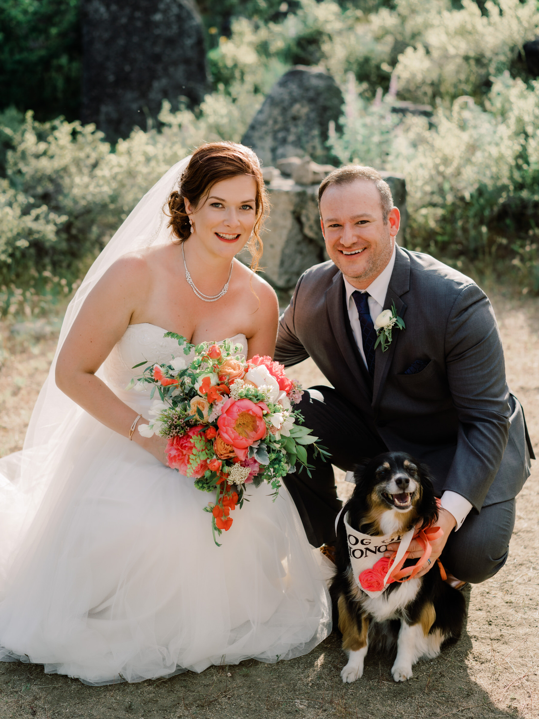 Leavenworth wedding photographer: Kristen and Russ wedding party portraits