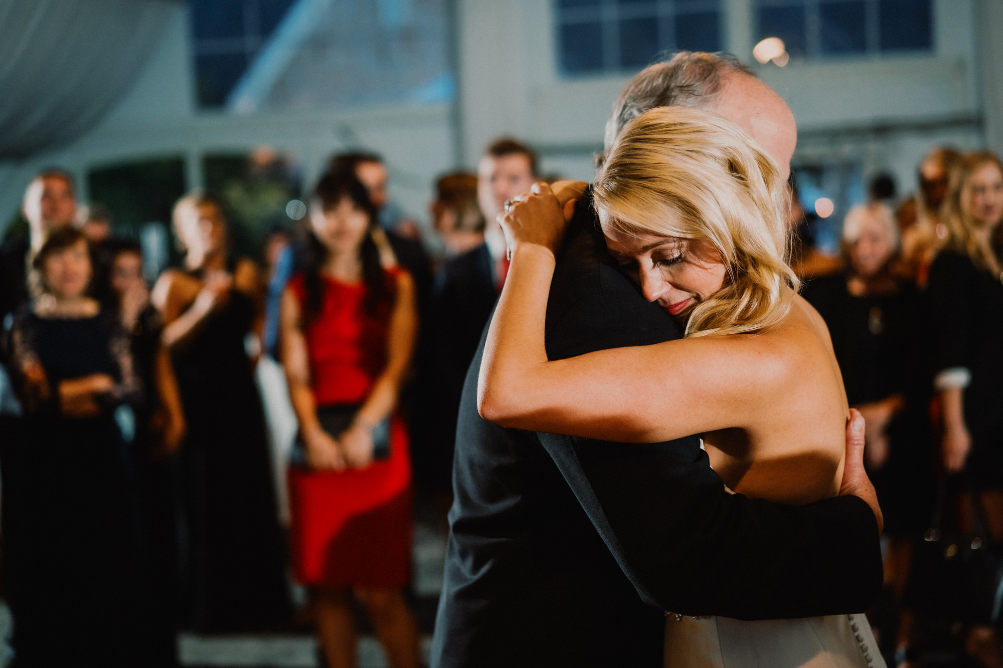 Father and daughter dance at the Pickwick Terrace, Newcastle Golf Club
