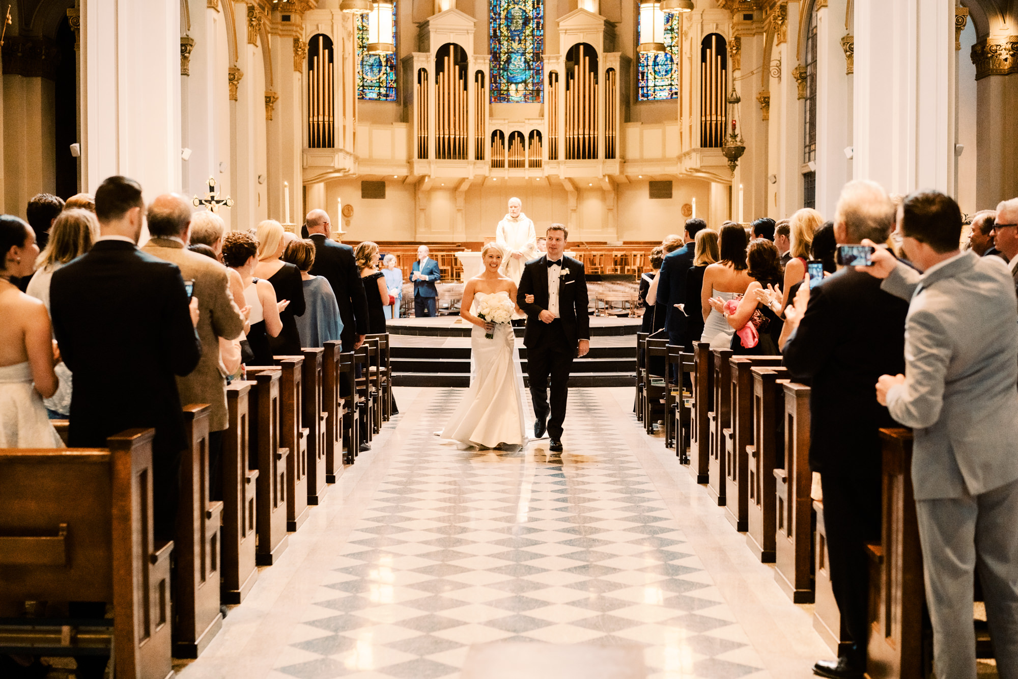 Mary and Chris married at St James Cathedral 2