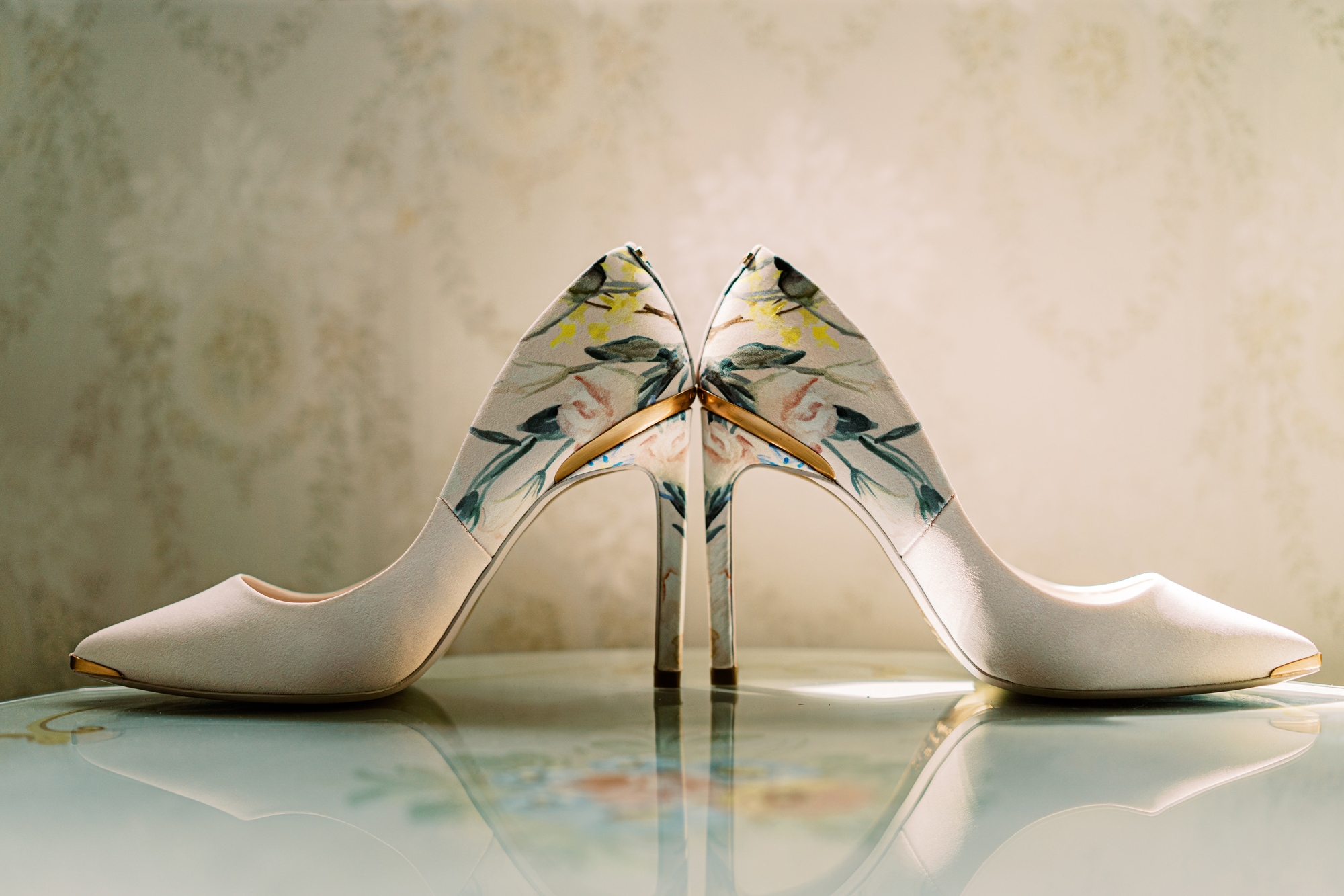 Nadira's exquisite Ted Baker wedding heels