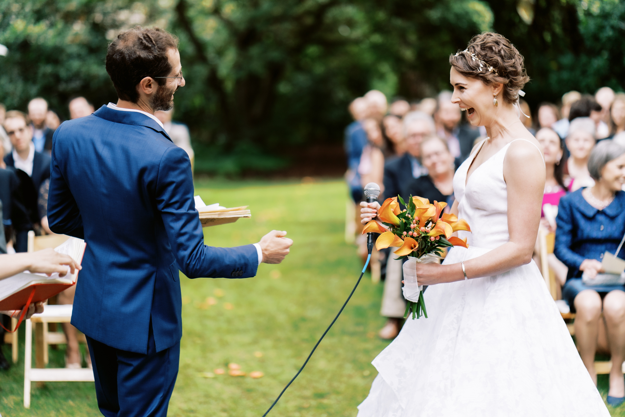 Dunn Garden Weddings: Amy and Scott's wedding ceremony