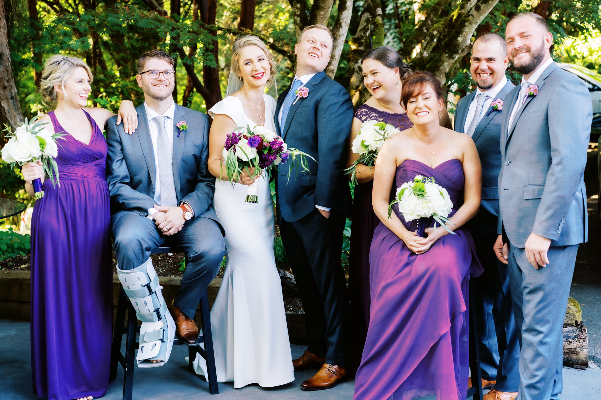 JM Cellars Weddings: Kayley and Brian and wedding party