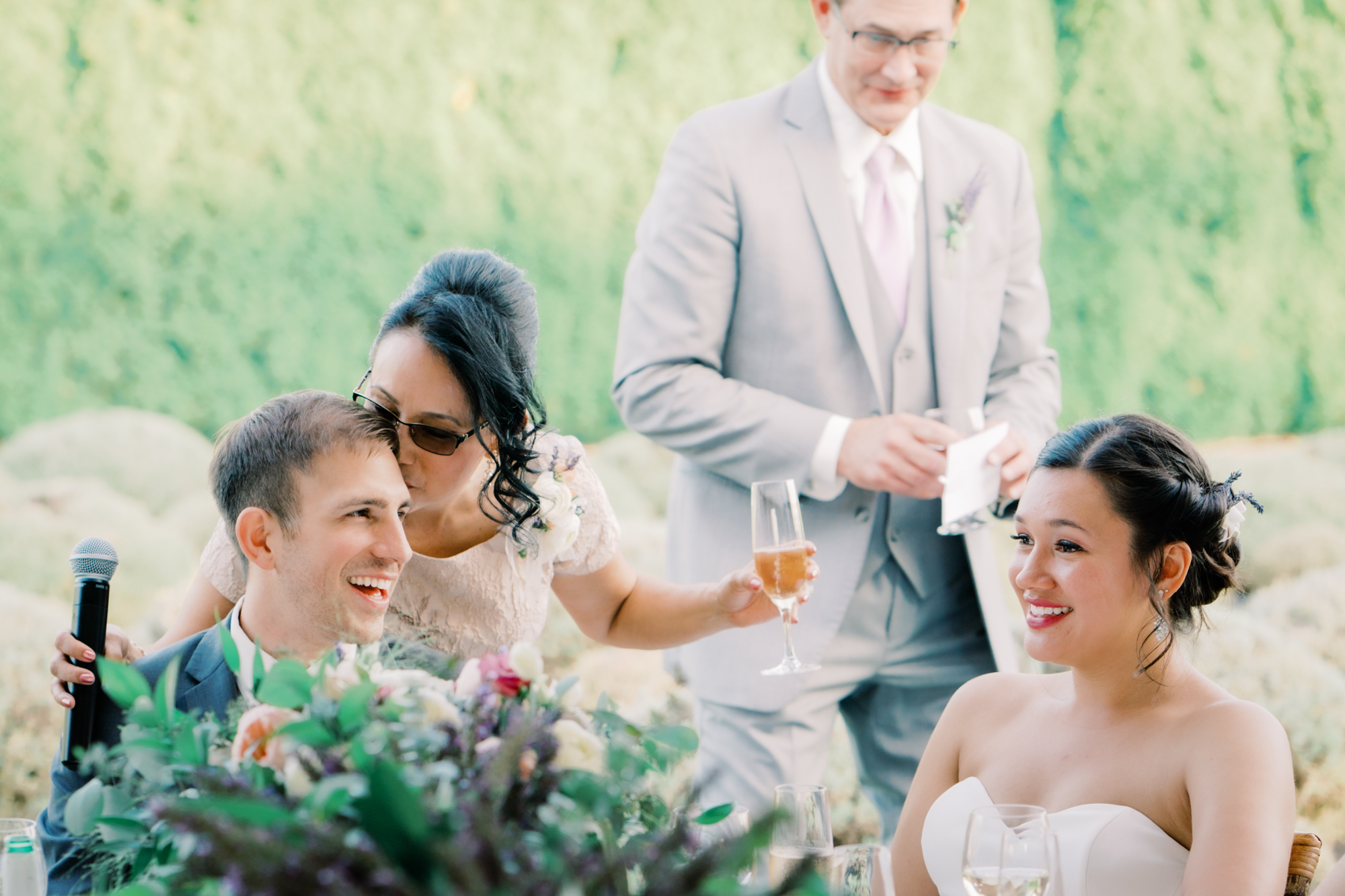 Woodinville Lavender Farm weddings: Reception moments