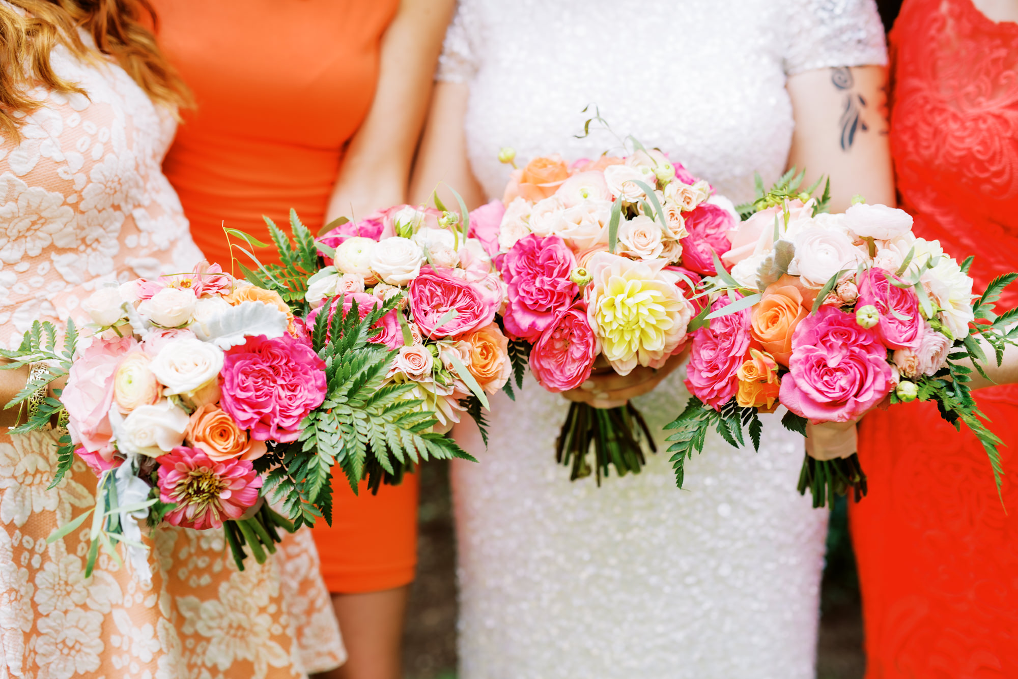 Seattle backyard wedding: Wedding Florals