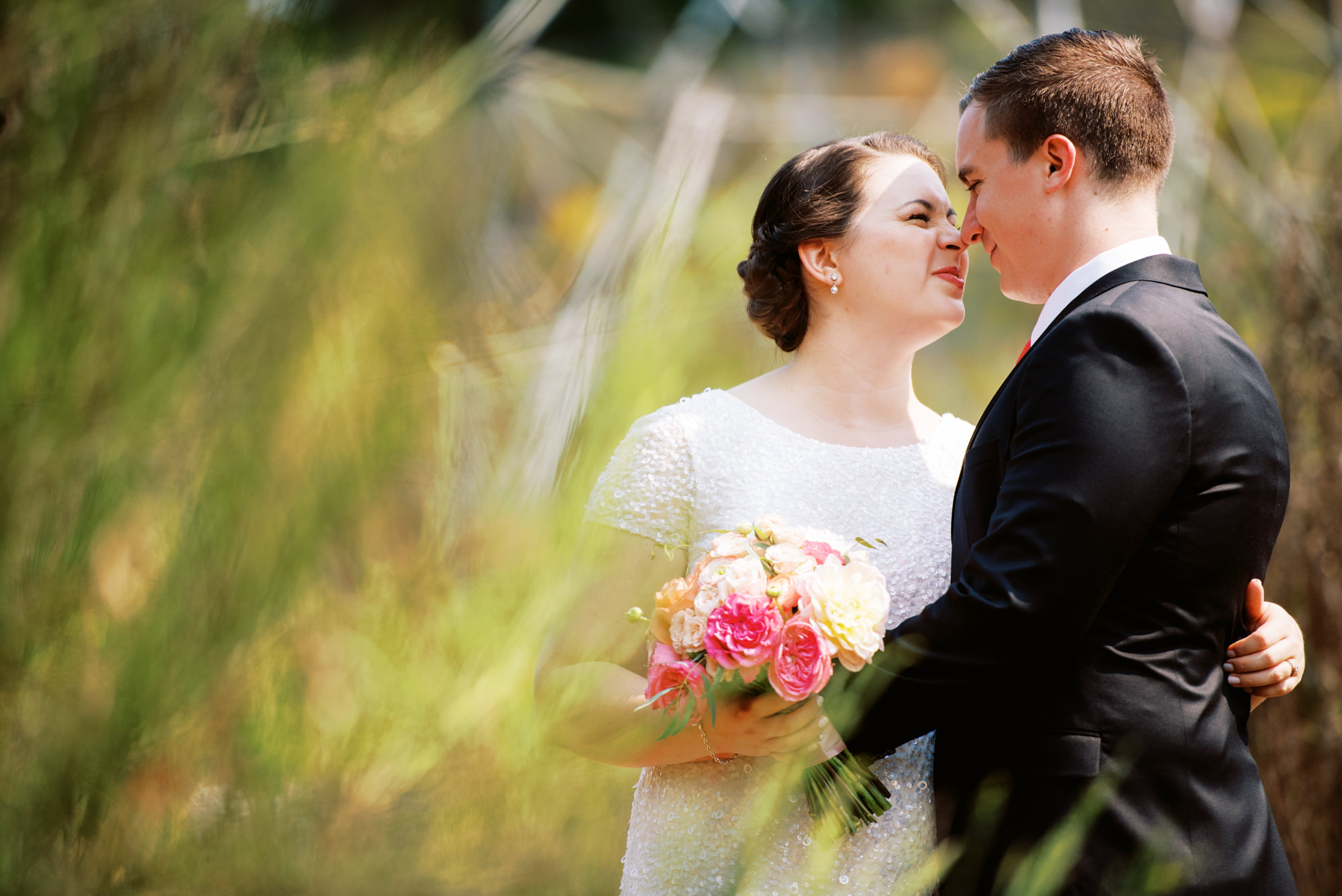 Seattle Backyard Wedding: Hannah and Jacob wedding portraits