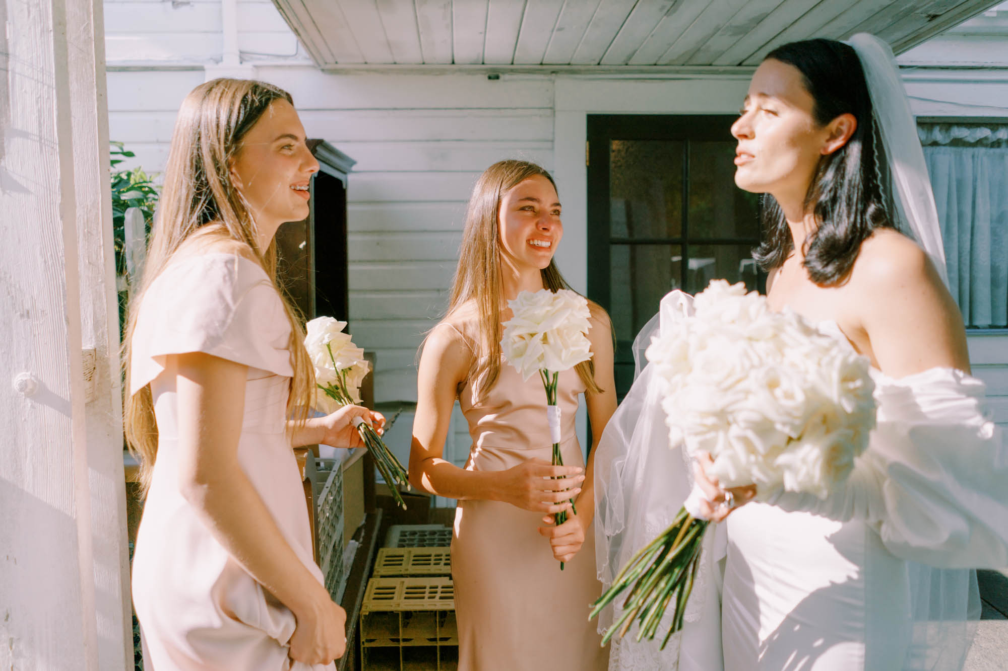 Alexa with her bridesmaids